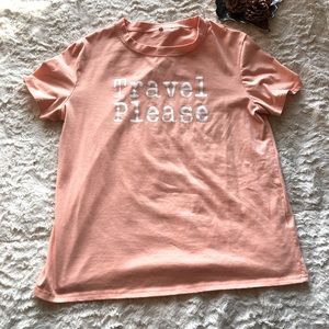 “Travel please” Tee shirt